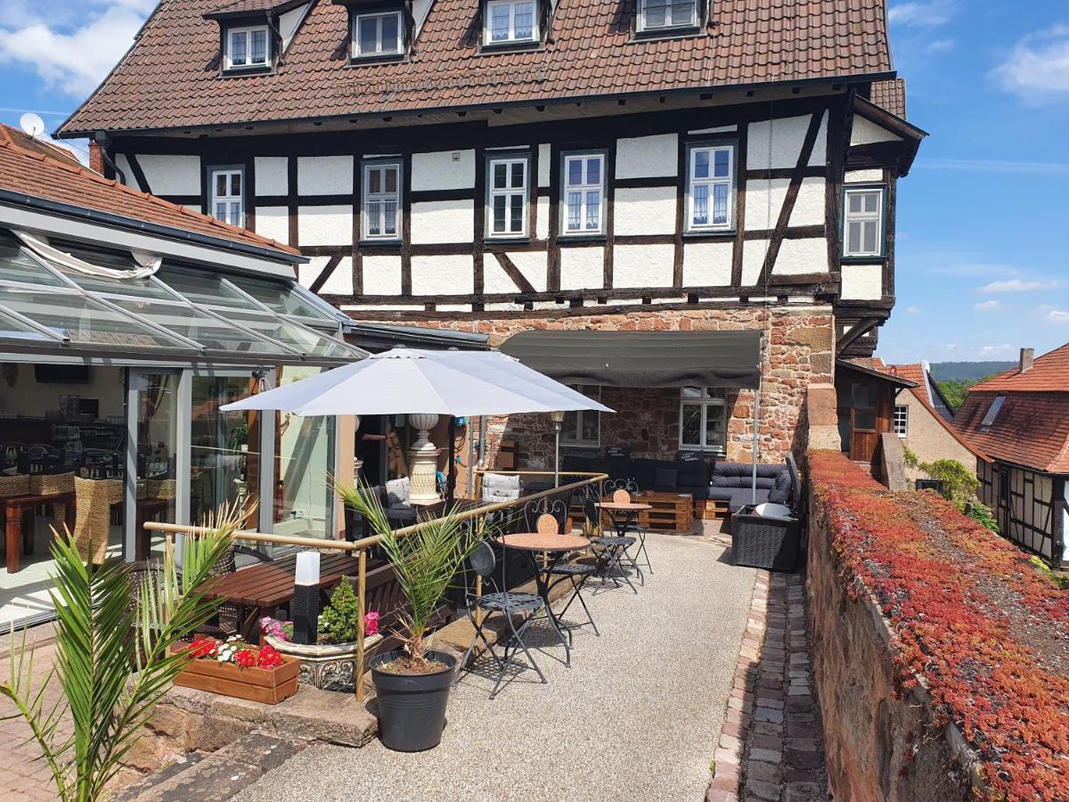 Hotel & Cafe Schachtenburg Schlitz Exteriör bild