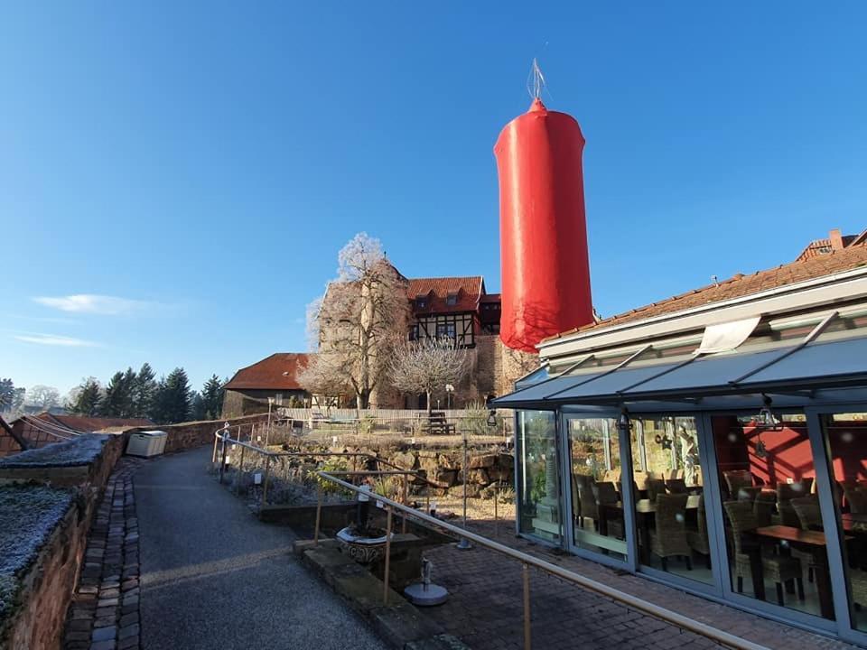 Hotel & Cafe Schachtenburg Schlitz Exteriör bild