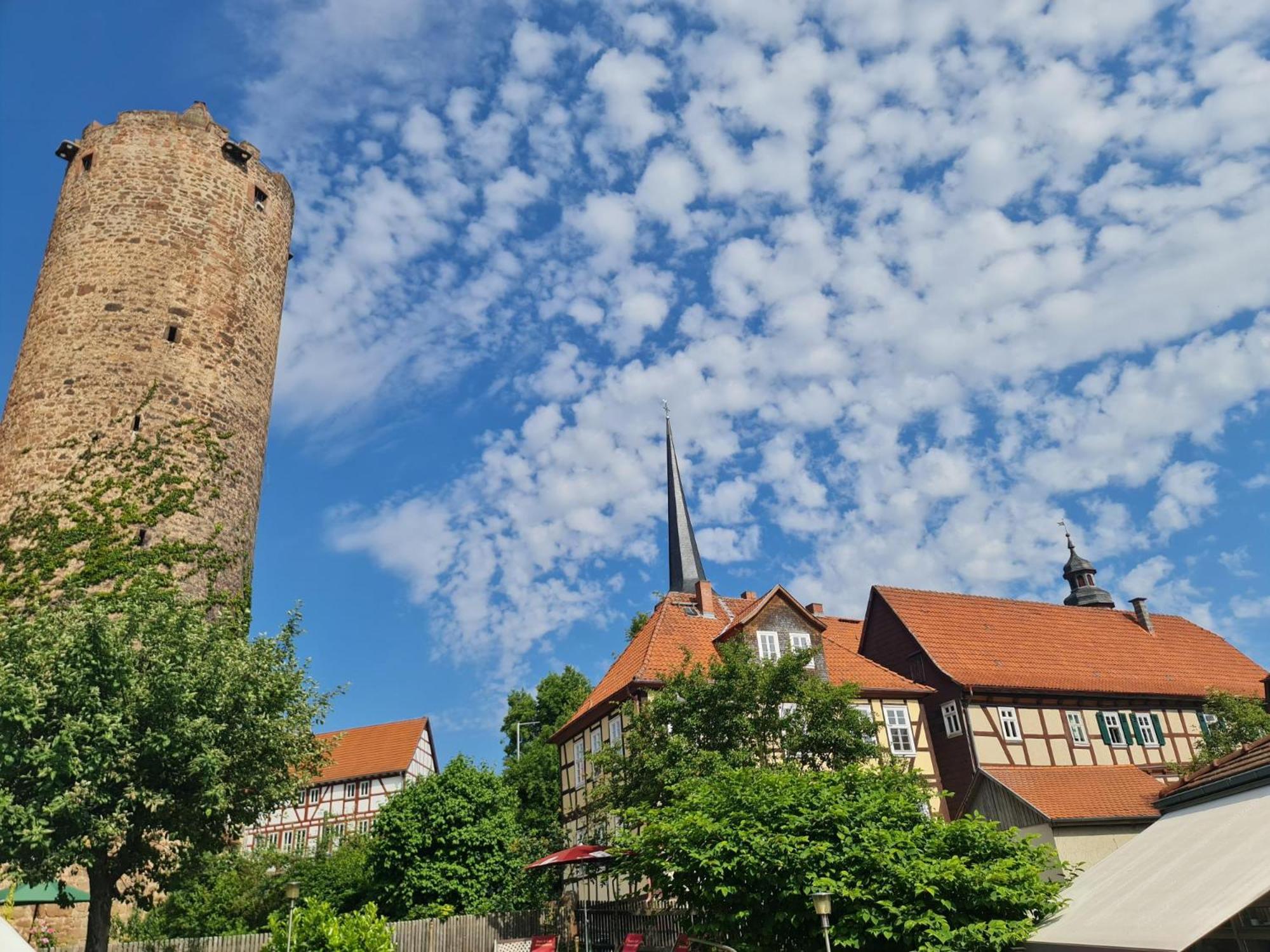 Hotel & Cafe Schachtenburg Schlitz Exteriör bild