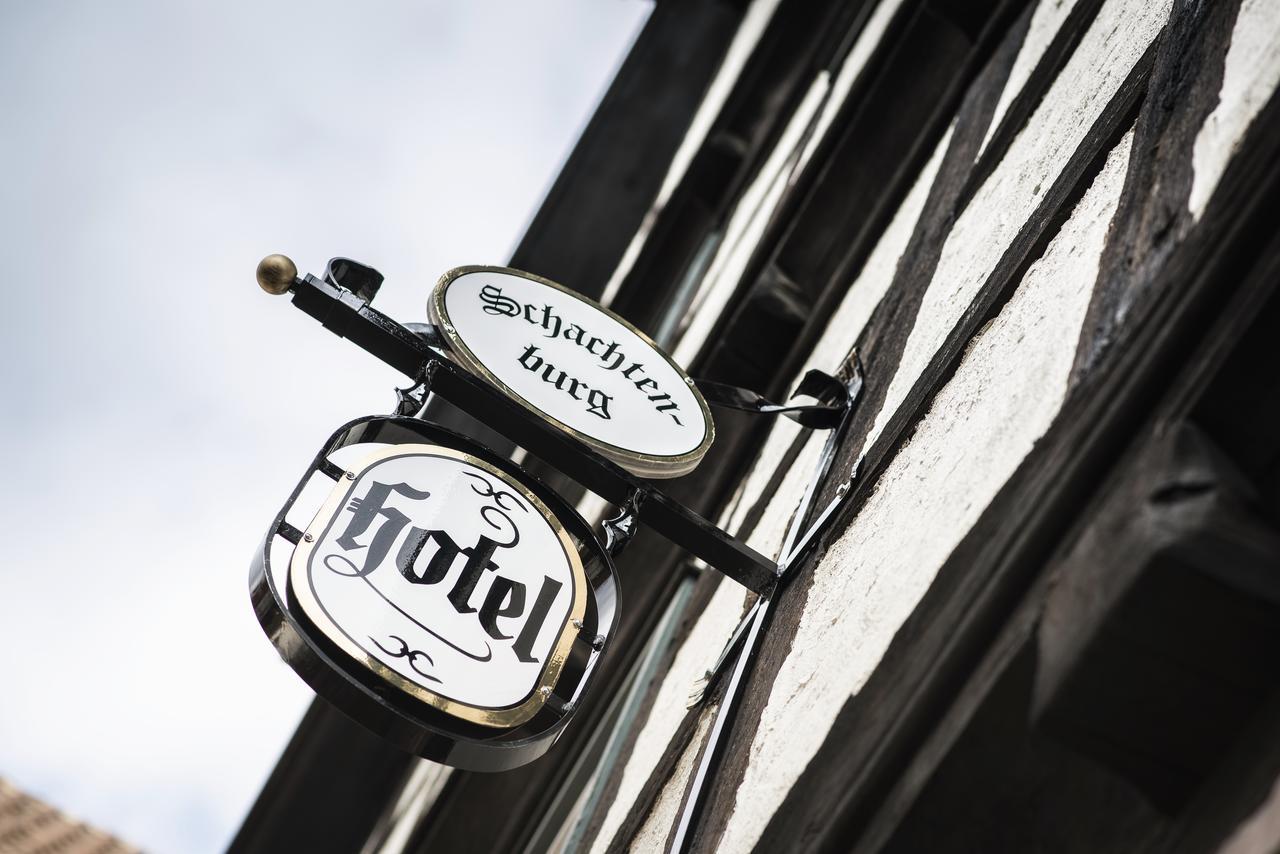 Hotel & Cafe Schachtenburg Schlitz Exteriör bild