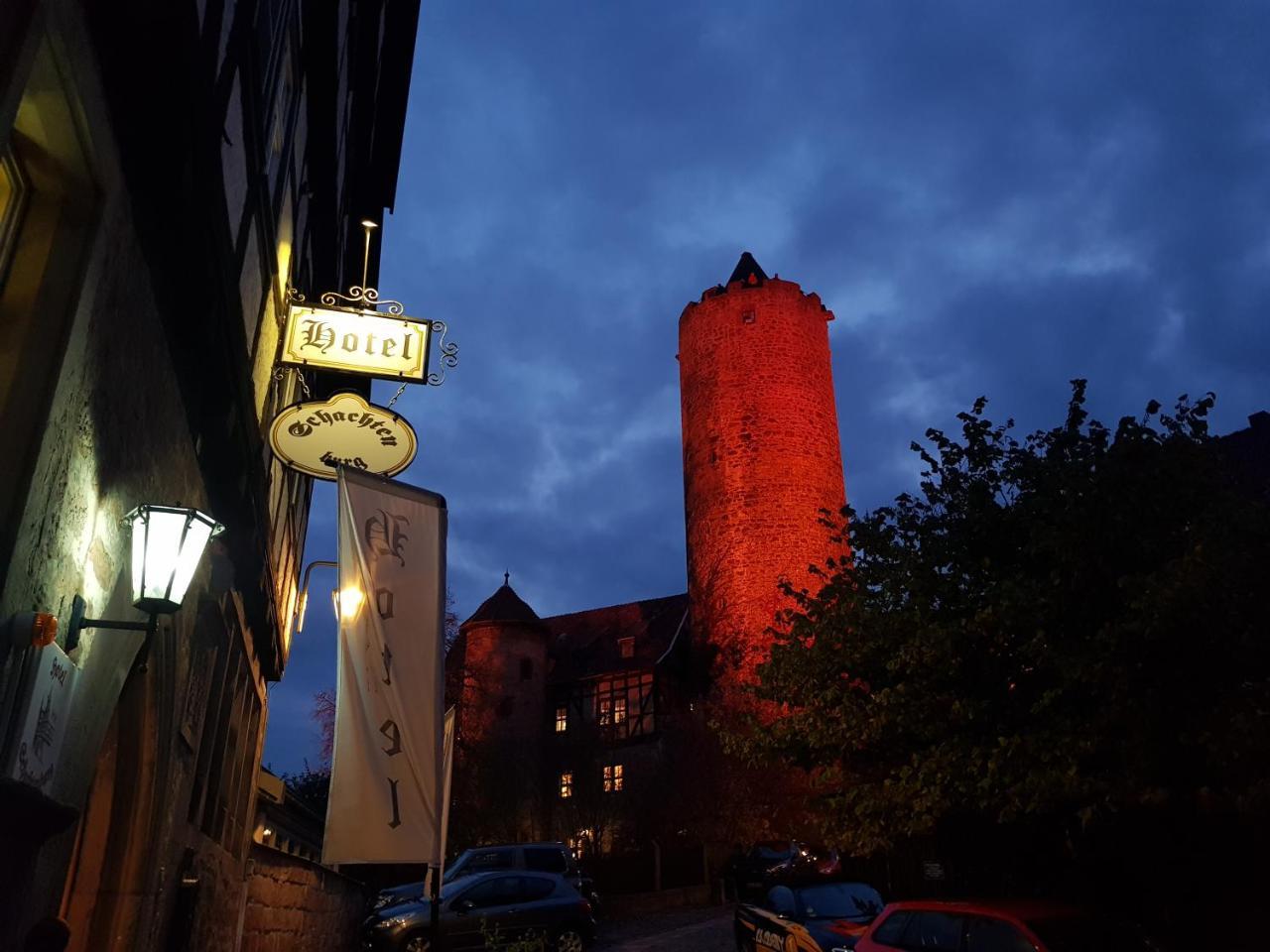 Hotel & Cafe Schachtenburg Schlitz Exteriör bild